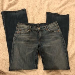7 For All Mankind denim designer bootcut jeans
